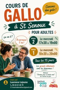 affiche cours de gallo